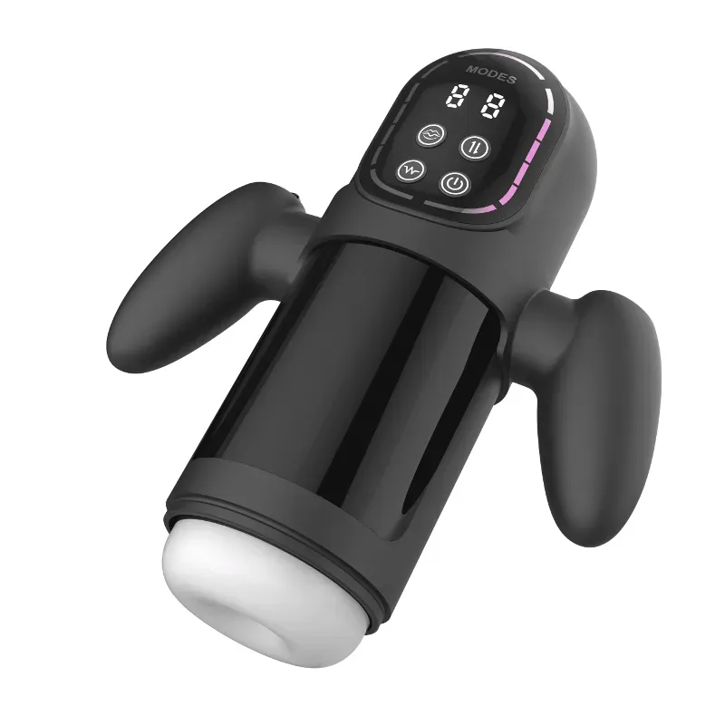 Automatischer Masturbator Blowjob Sexmaschine mit 4 Saug & 6 Vibrations & 9 Stoßmodi