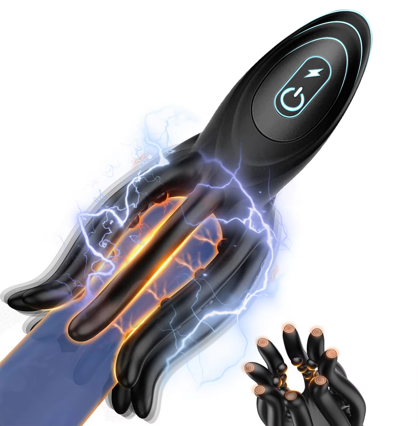 E-stim Penistrainer Vibrator Eichelmassagegerät mit 12 Vibrationsmodi & 7 Elektro Modi