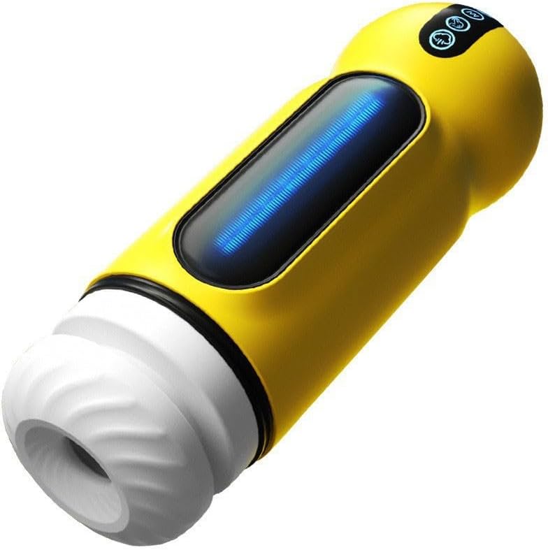 Elektrischer Mastubator Penisvibrator Blowjob mit 4 x 10 Intensitäten & Saugfunktion & Vibrationen