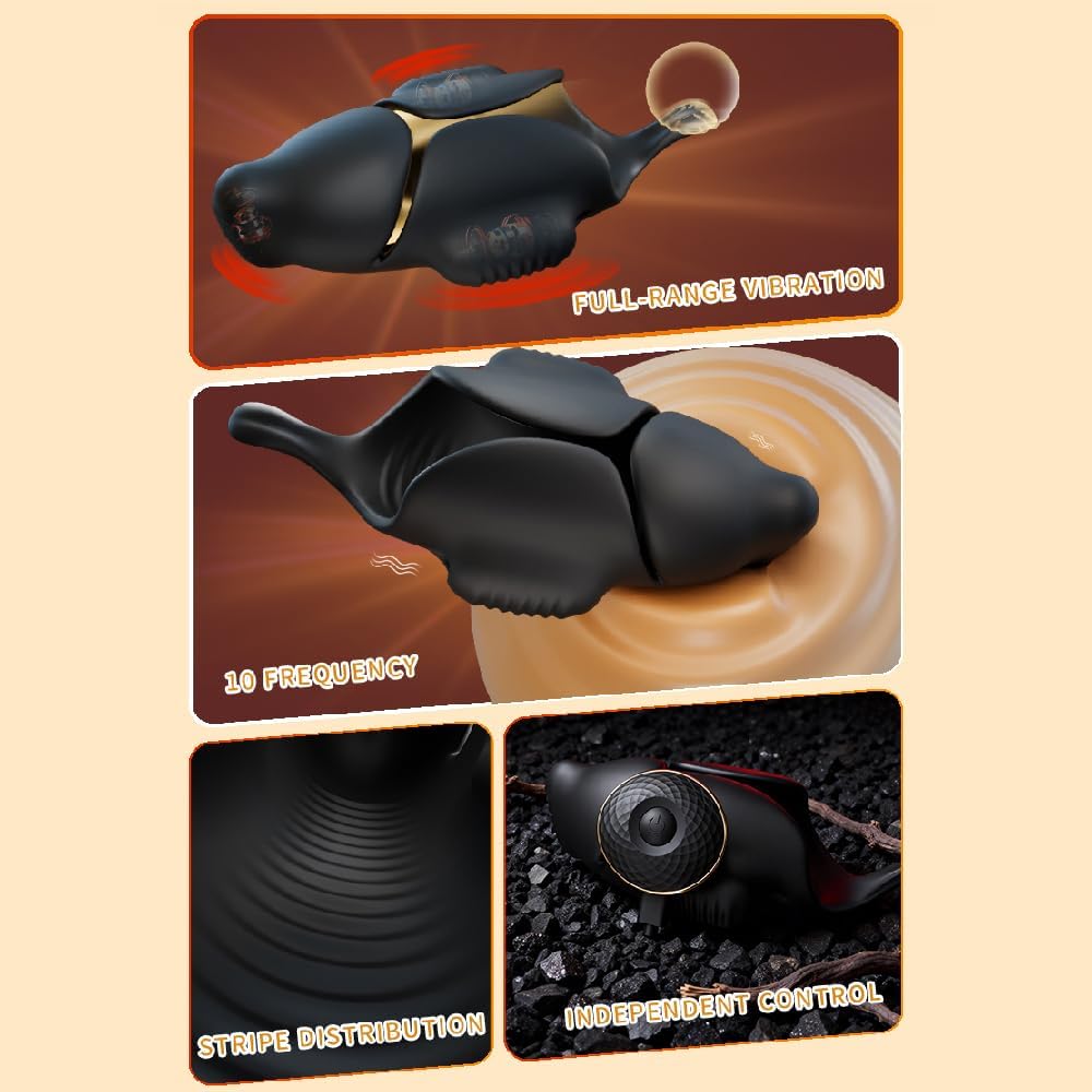 Elektrischer Penis Trainer Eichelvibrator Masturbator mit 10 Vibrationsmodi