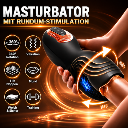 Oralse Penis Vibrator Eichel Trainer Masturbieren mit 10 Vibrationsmodi