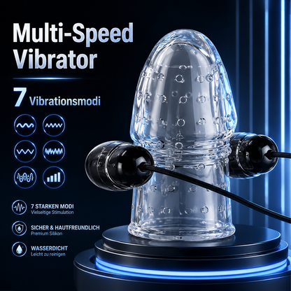 Multi-Speed Vibrator Peniskopf Bullet Teaser Eicheltrainer mit 7 Vibrationsmodi