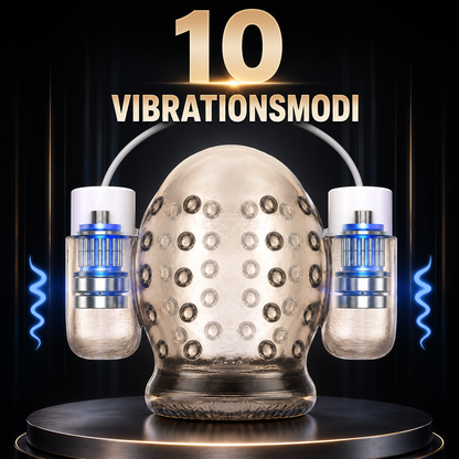 Eicheltrainer Stimulator Vibrator Massage Masturbatoren mit 10 Vibrationsmodi