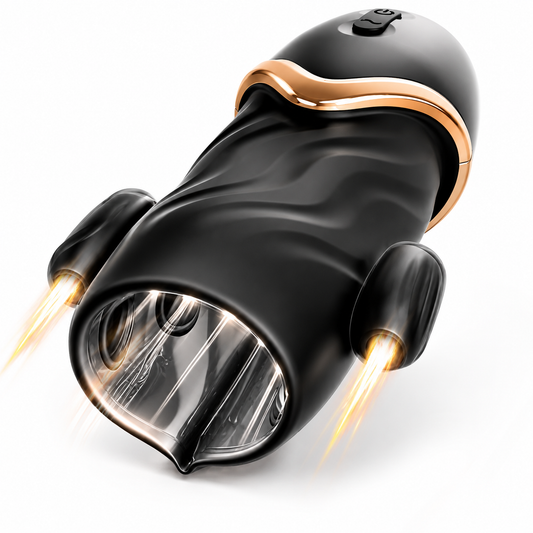 Elektrische Penistrainer Vibrator Masturbatoren mit 10 Frequenz Vibration