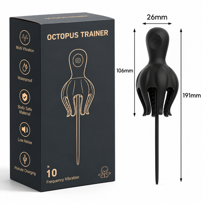 360° Umschließender Penis Trainer Vibrator Dilatatoren mit 10 kraftvolle Vibrationsmodi