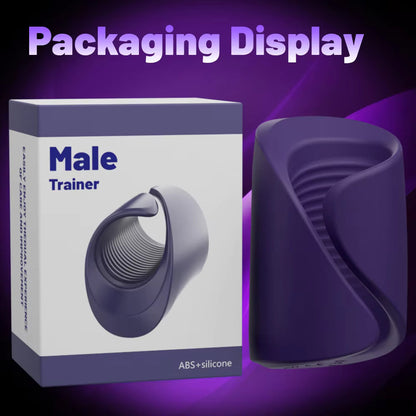 Bluetooth Penis Verzögerung Trainer Schwanz Ring Glans Massager mit 10 Vibrationen