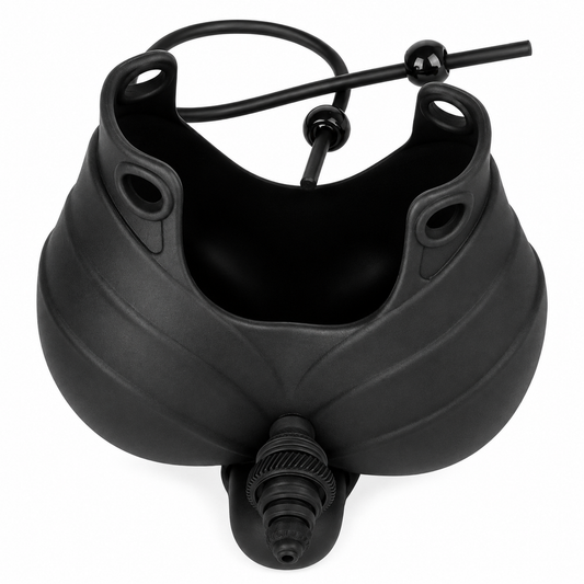 Verstellbarer Penisringe Hodensack Tasche Eichelvibrator mit 10 Vibrationsfunktion