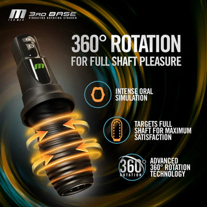 360° Automatische Masturbationsbecher Penistrainer mit 7 Rotationen 10 Vibrationen