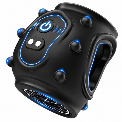 360° Rundum Penishülle Cock Ring Vibrator Glans Trainer with 10 Vibrationsmodi