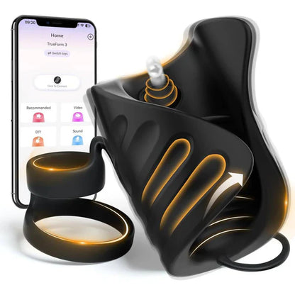 Elektrischer Penistrainer Vibratoren Stroker Masturbatoren mit 9 Vibrierende