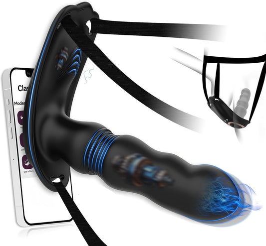 Prostata Stimulation Analvibratoren Dildo Vibratorensets mit 9 Stoßfunktion & 9 Vibrationmodi