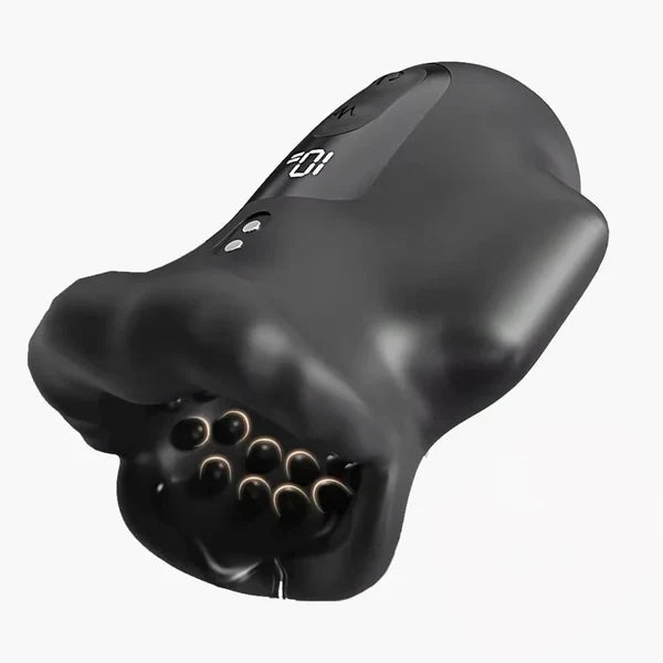 Elektrische Penistrainer Erektionshilfe Masturbator mit 10 Vibrationsmodi
