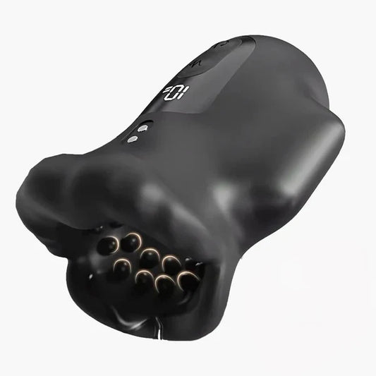 Elektrische Penistrainer Erektionshilfe Masturbator mit 10 Vibrationsmodi