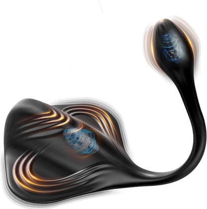 Prostata Massagegerät Analplug Penistrainer Stimulator mit 9+9 Vibrationsmodi