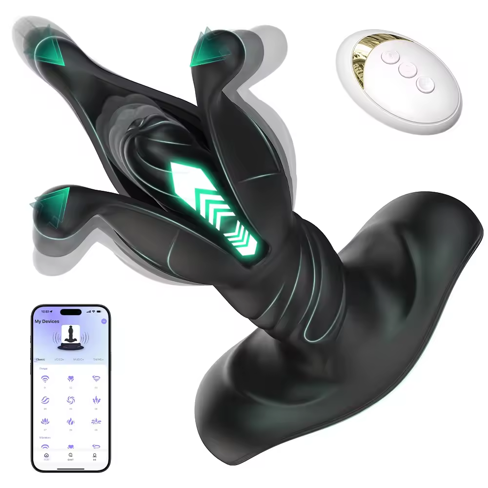 Spannungs-Schock Flapping Stoß Buttplug Analvibrator Prostatamassagegerät