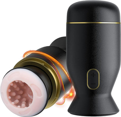 Elektrischer Masturbator Penis Trainer Stroker Blowjob mit 6 Rotations Massagefunktion