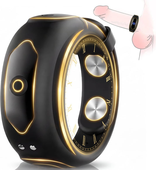 Universal Penis Trainer Vibrator Cockring mit 10 Kraftvolle Vibrationsmodi