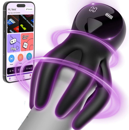 Elektrischer Eicheltrainer Penis Vibrator Stroker mit 10 Vibrationen