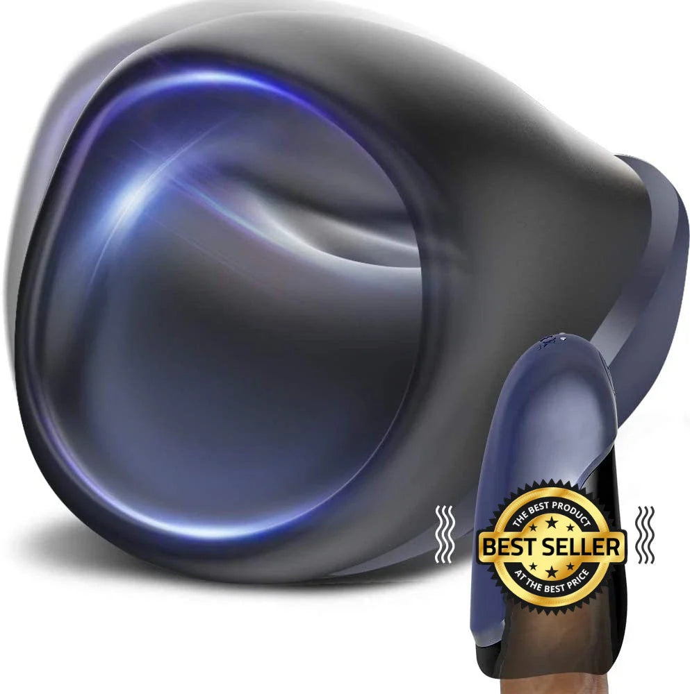 Automatischer Penis Trainer Stroker Masturbator mit 14 Vibrationsmodi & 2 Motoren