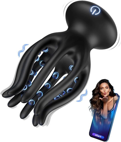 KI-Interaktion Penis Vibrator Eicheltrainer Masturbator mit 10 Modi