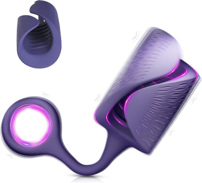 Penis Trainer Vibrator Cock RIng Massagegerät mit 10 Verschiedene Vibrationsmodi