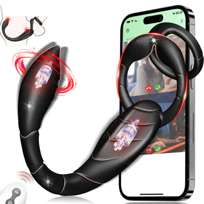 3 IN 1 Penisring Prostatamassagegerät Analvibrator mit 9 Vibrationsmodi