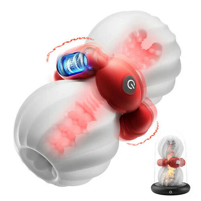 3D Vagina Penistrainer Trainingsgerät Pocket Pussy Masturbator mit 9 Vibrationsmodi