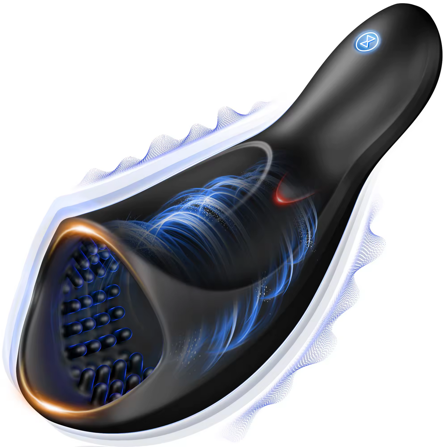 Automatischer Penistrainer Stroker Masturbator mit 10 Leistungsstarke Vibrationsmodi