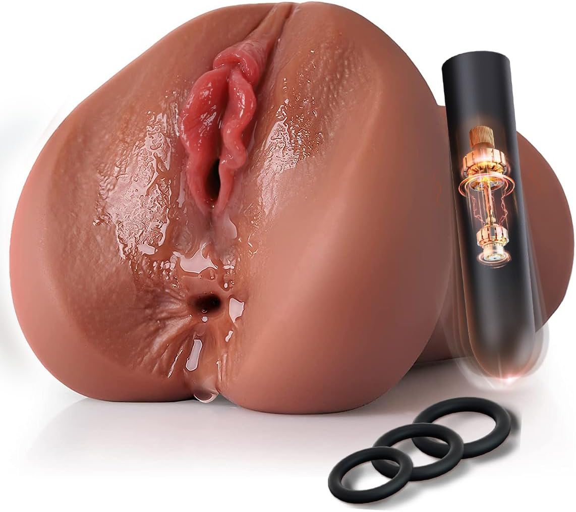 Vibrierender Realistischer Masturbator Blowjob Pocket Pussy mit 10 Vibrationsmodi
