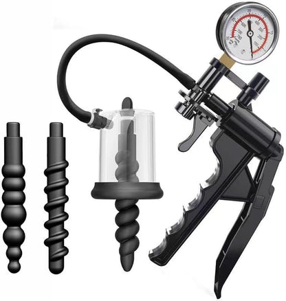 Anal Penis Vakuumpumpe Prostata-Massagegerät Stimulator Masturbator Set
