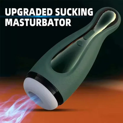 Automatischer Stroker Blowjob Masturbatoren mit 3 Saugnäpfen und 6 Starken Vibrationen