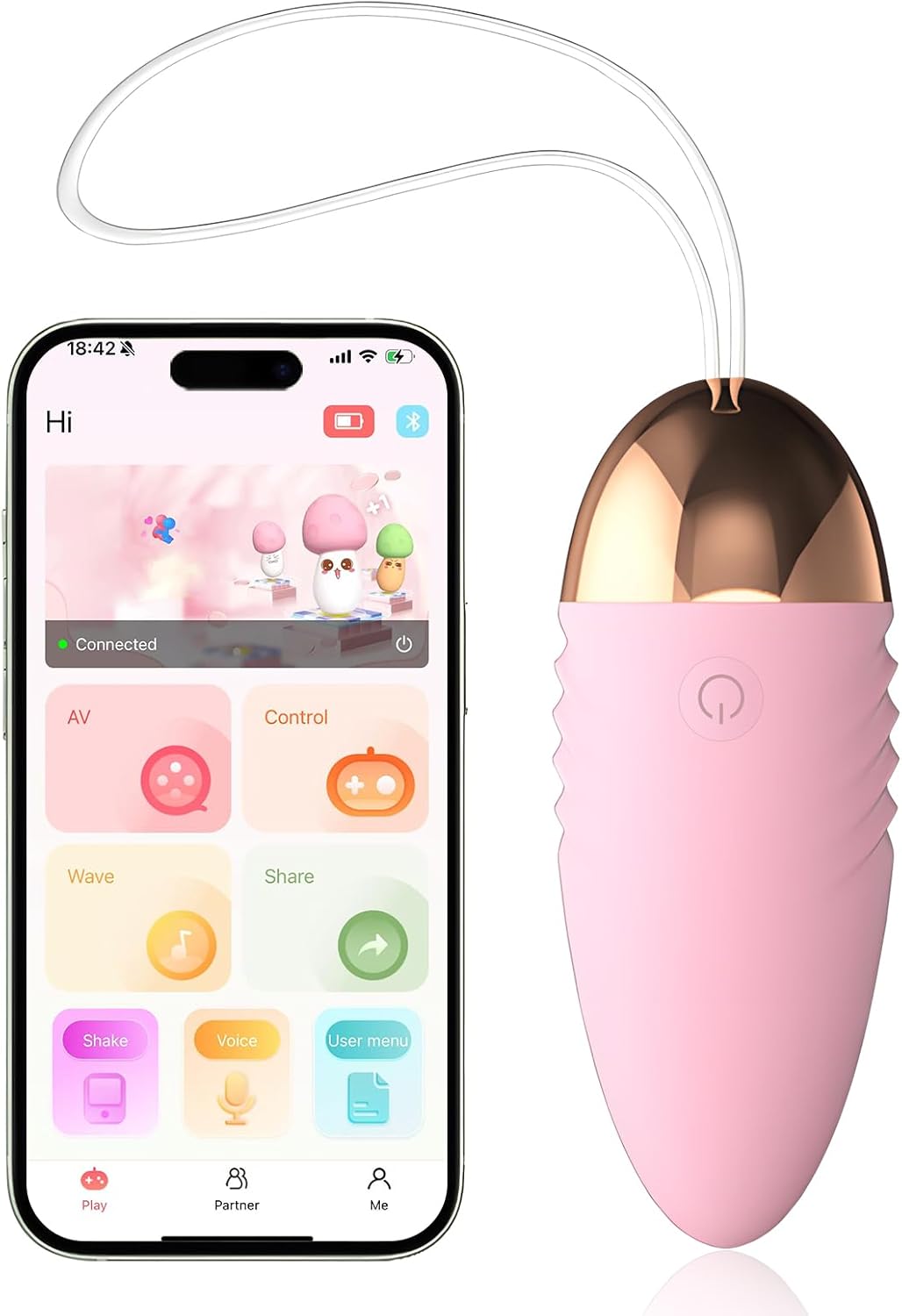 APP Fernbedienung Mini G-Punkt & Klitoris Vibrator mit 10 Vibrationsmoden