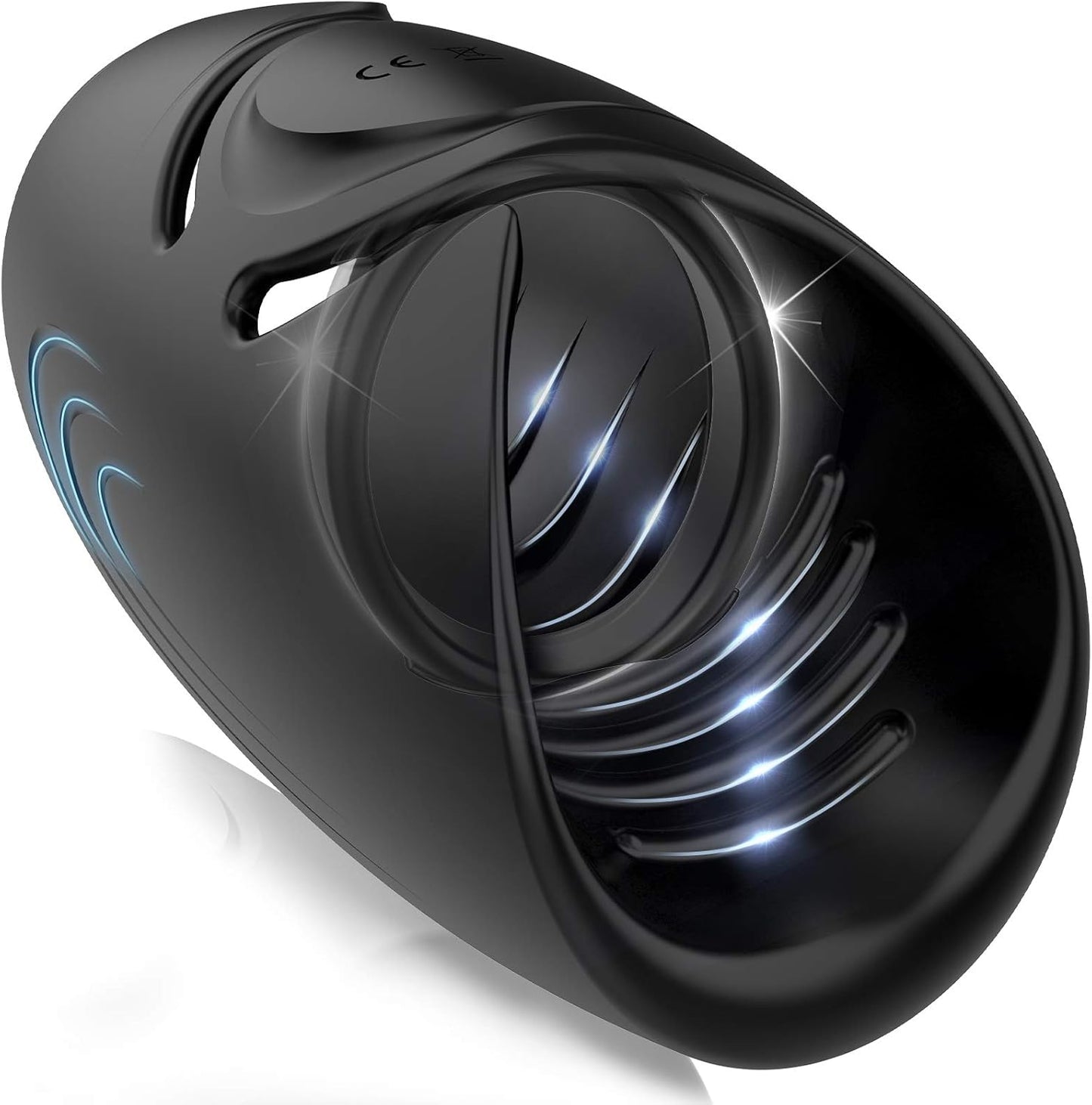 40 ℃ Heizung Elektrischer Penistrainer Vibrator Masturbator mit 10 Vibrationsmodi