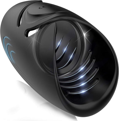 40 ℃ Heizung Elektrischer Penistrainer Vibrator Masturbator mit 10 Vibrationsmodi