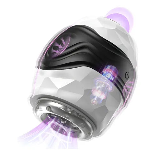 Elektrischer Masturbator  Automatischer Penis Training Vibrator mit 10 Vibrationsmodi