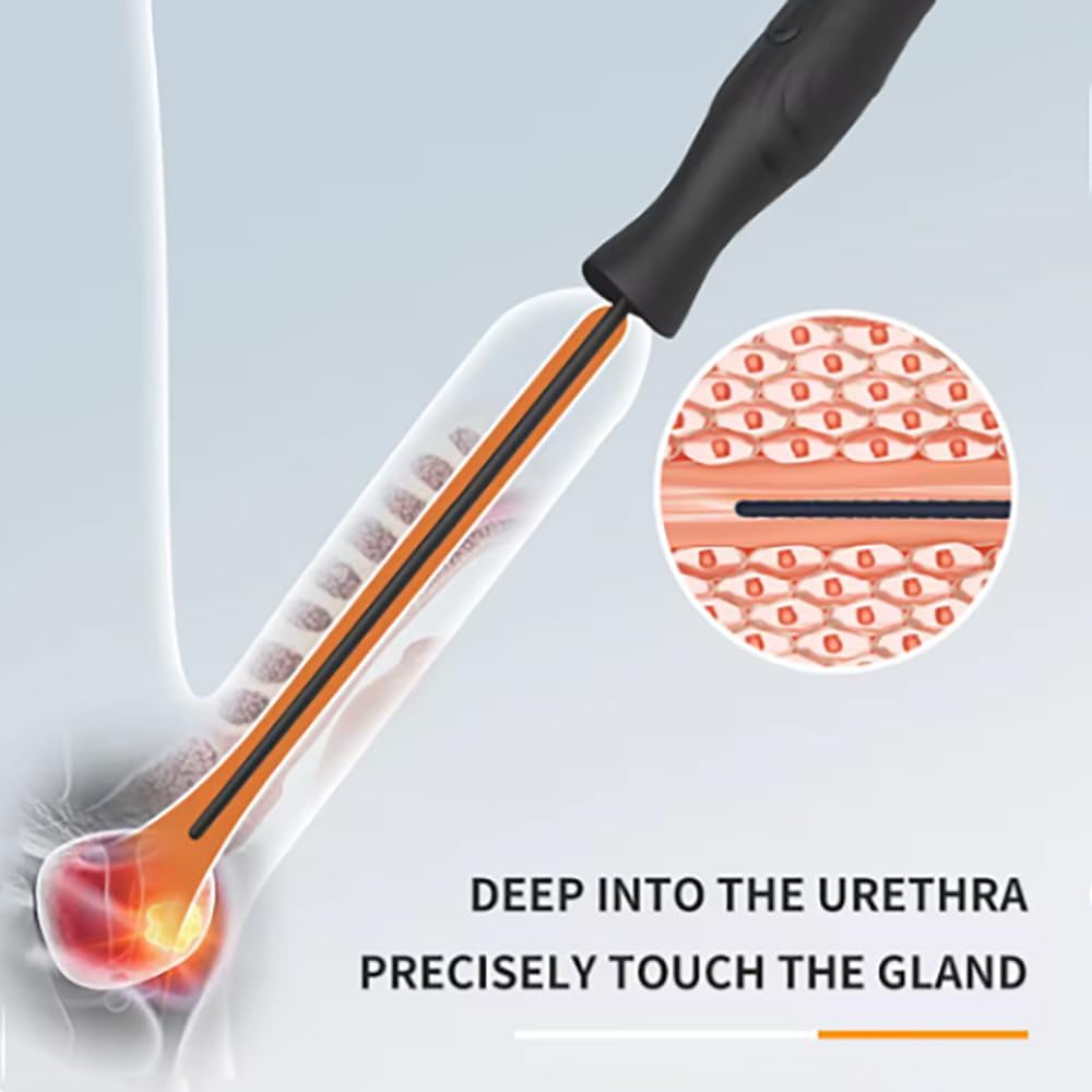 Harnröhrenvibrator Penis Plug Penis Vibrator Masturbieren mit 10 Vibrationmodi