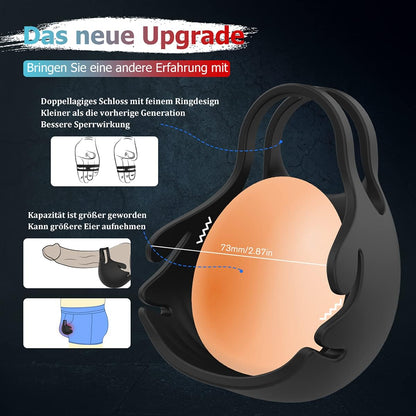 Penistrainer Vibrator Cockring Eichel Massagegerät Masturbator mit 9 Vibrationsmodi