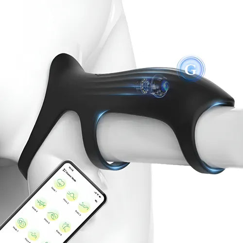 180° Penistrainer Vibrator Stimulator Penishülle mit 10 Vibrationsmodi