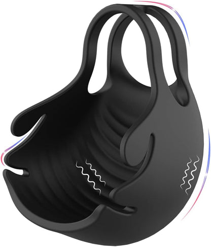 Doppeltem Hoden Vibrator Stimulator Penistrainer mit 9 Vibrationsmodi