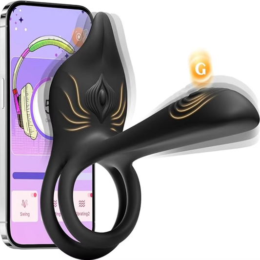 3 IN 1 Cock Ring Penis Vibrator Stimulator mit 10 Vibrationsmodi