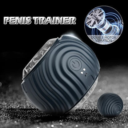 Automatischer Penistrainer Stroker Blowjob Masturbator mit 10 Vibrationsmodi