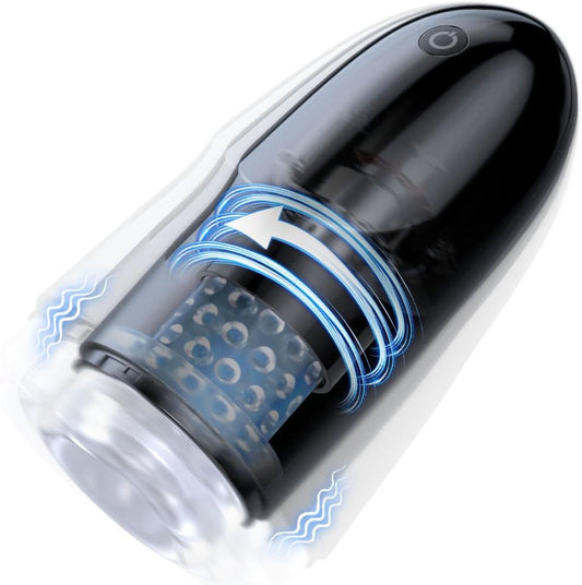 Automatischer Masturbator Pocket Pussy Stroker Machine mit 3 Vibrations und 9 Saugmodi