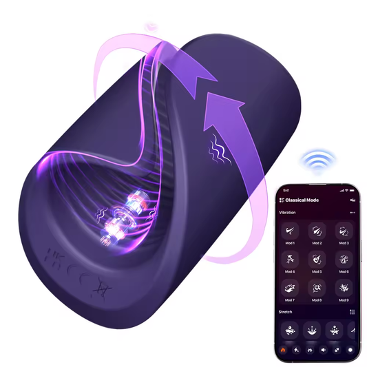 Bluetooth Penis Verzögerung Trainer Schwanz Ring Glans Massager mit 10 Vibrationen