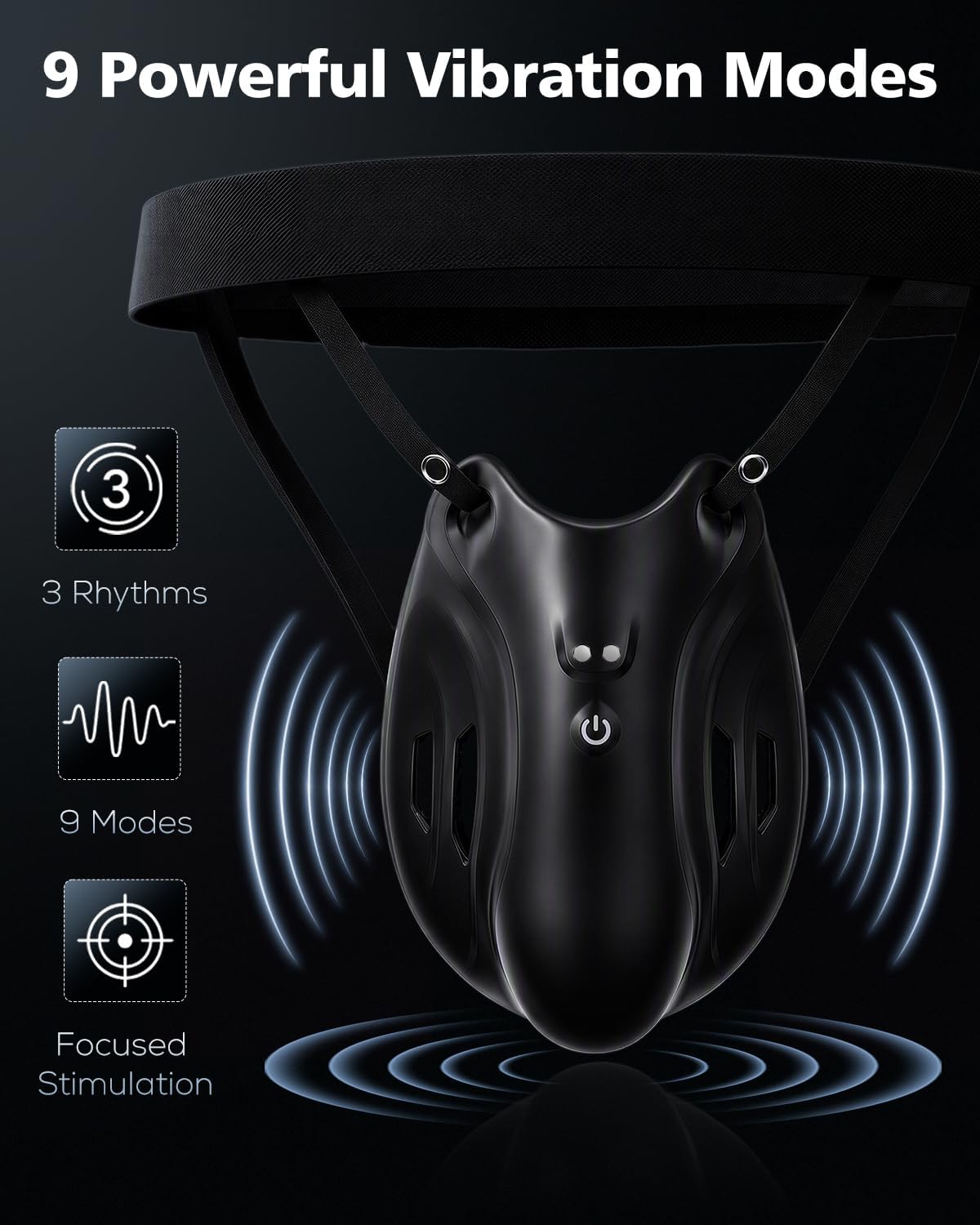 Elektrische Penis Trainer Vibratorensets Keuschheitskäfig Eichel Stimulator mit 9 Vibrations