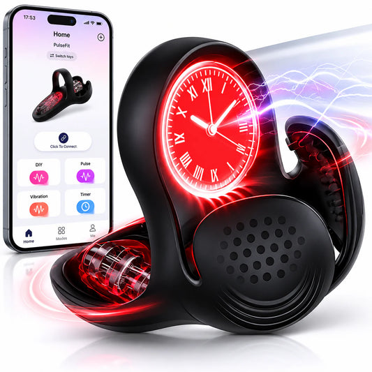 Mehrfachstimulation Penistrainer Cock Ring mit Verschiedenen Vibrationsmodi