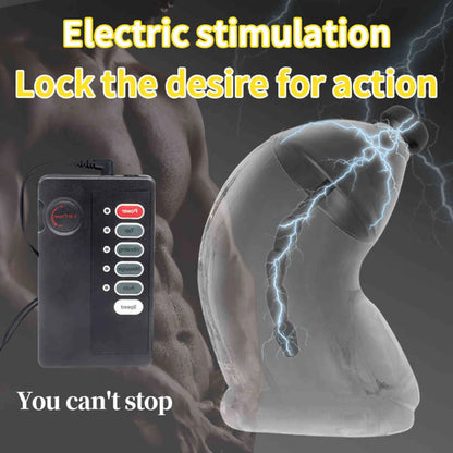Ernbedienung Elektroschock Penistrainer Stimulator Anal Plug Set