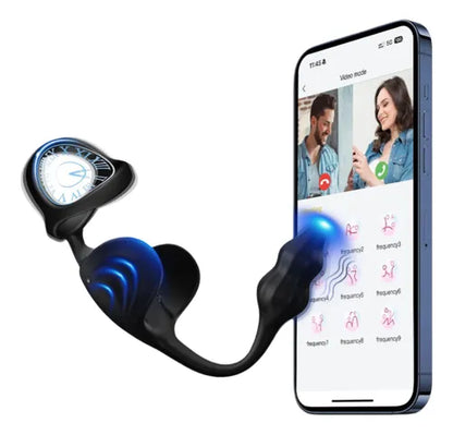 3 IN 1 Hodenvibrator Penisring Vibratoren Prostata Stimulator Massagegeräte mit 9 Vibrationsmodi