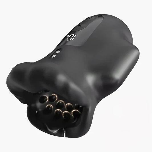 Elektrische Penistrainer Erektionshilfe Masturbator Stroker mit 10 Vibrationsmodi