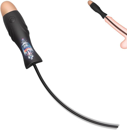 Harnröhrenvibrator Penis Plug Penis Vibrator Masturbieren mit 10 Vibrationmodi