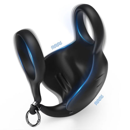 Hodenmassagegerät Penistrainer Vibrator Stimulator Masturbator mit 9 Vibrationsmodi